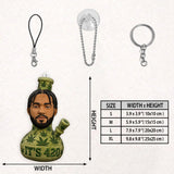 Any Photo Funny 420 Gift - Personalized Weed Plush Keychain