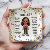 God Says You Are - Personalized Christian Fully Printed Jewelry Dish
