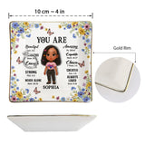 God Says You Are - Personalized Christian Fully Printed Jewelry Dish
