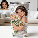 Custom From Flower, Photo - Personalized Self Love Tumbler