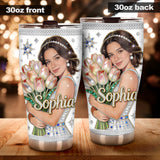 Custom From Flower, Photo - Personalized Self Love Tumbler