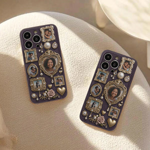 Grandma's Cute Little Museum - Personalized Grandma Leather Phone Case