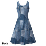 Cute Bulldog - Personalized Bulldog Sleeveless Dress