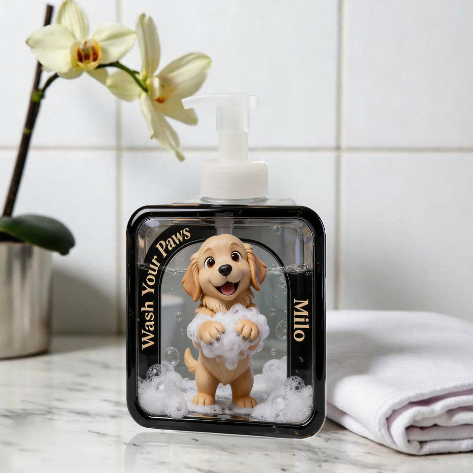 Wash You Paws - Personalized Dog Pump Dispenser