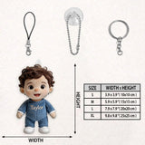 Mini Me - Personalized Kid Plush Keychain