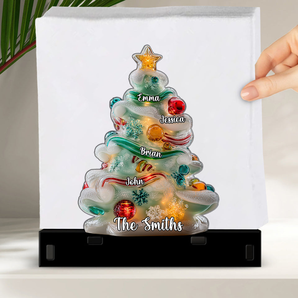 Merry Christmas - Personalized Family Paper Towel Holder