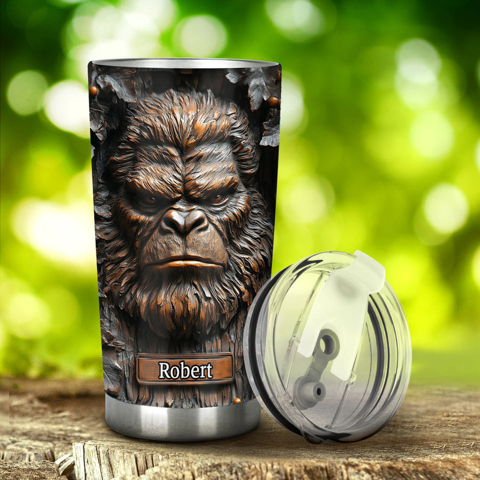 Sasquatch - Personalized Camping Tumbler
