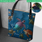 Love Turtles - Personalized Turtle Tote Bag