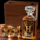 Alphabet Initial For Whiskey, Bourbon... Lovers - Personalized Whisky Whiskey Glass