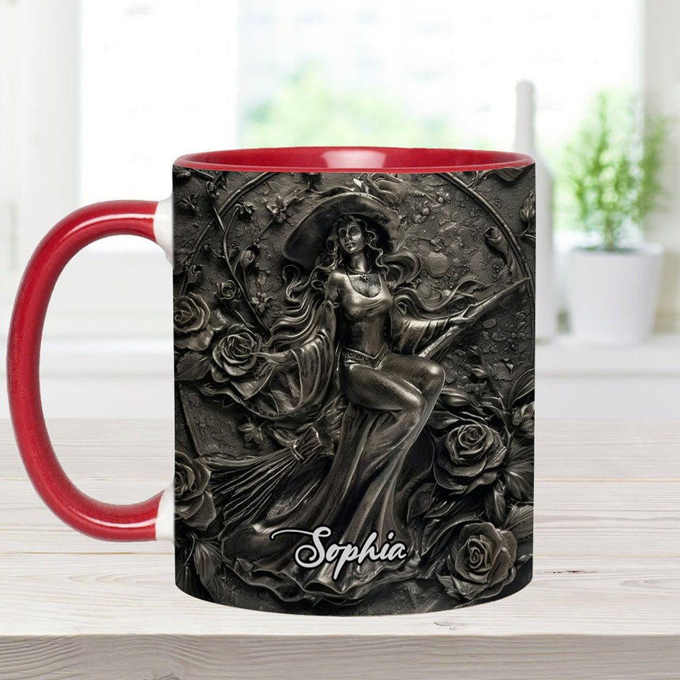 Beautiful Witch - Personalized Witch Accent Mug
