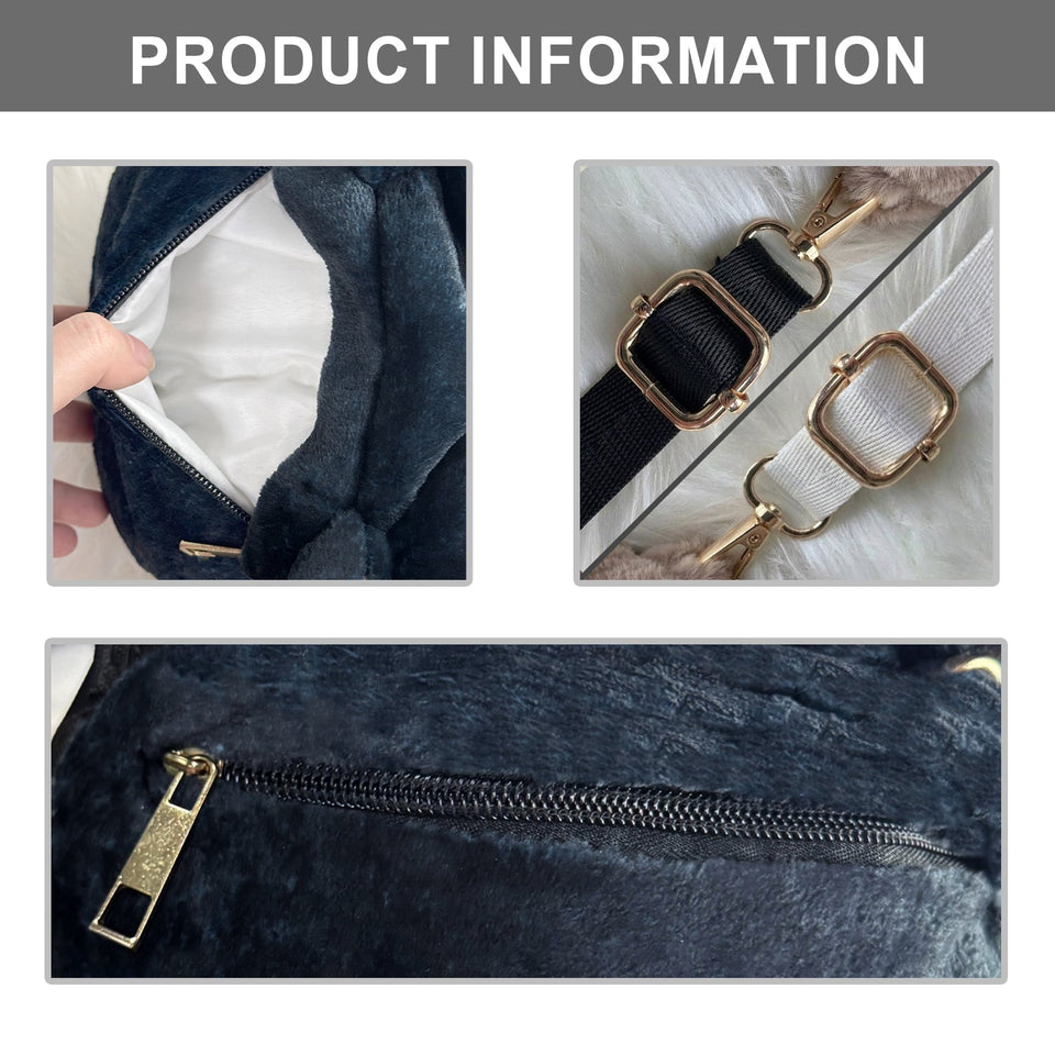 Custom Any Photo - Personalized Kid Plush Crossbag