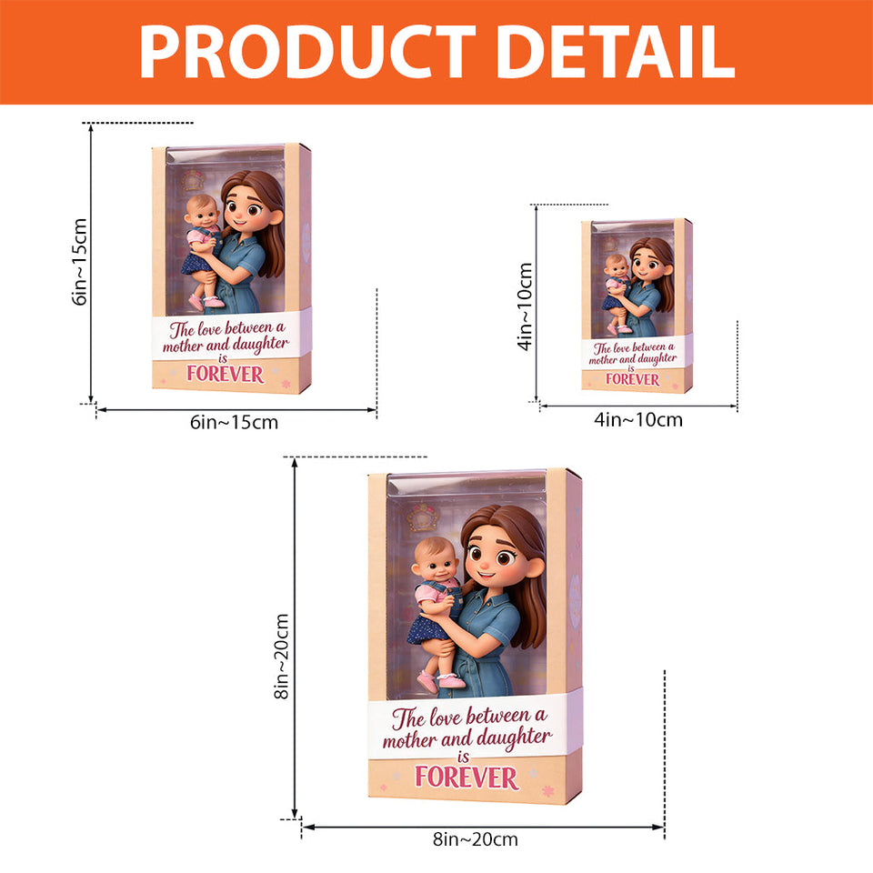 Mother And Daughter - Personalized Mother Custom Shaped Acrylic Plaque
