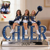 Custom Any Photo - Personalized Cheerleading Custom Shaped Acrylic Plaque