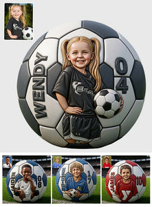 Any Photo Birthday Gift For Soccer Players - Personalized Kid Multi-Sport Ball