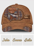 Adorable Highland Cow - Personalized Highland Cow Classic Cap