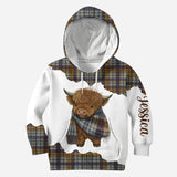 Adorable Highland Cow - Personalized Highland Cow Hoodie and Leggings