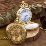 First In Last Out Fire Dept - Personalized Firefighter Pocket Watch