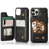 Puppy/ Kitty Makes Heart Hands - Personalized Dog Wallet Phone Case