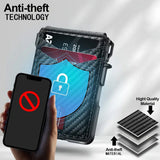 Leather Blocking Slim Bifold Wallet