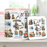 Love Fishing - Personalized Fishing Accent Mug