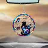 I Am Always With You - Personalized Cat Custom Shaped Car Ornament
