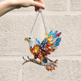 God Bless American - Personalized Independence Day/ 4th of July Window Hanging Suncatcher Ornament