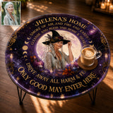 Only Good May Enter Here - Personalized Witch Table Custom Shape