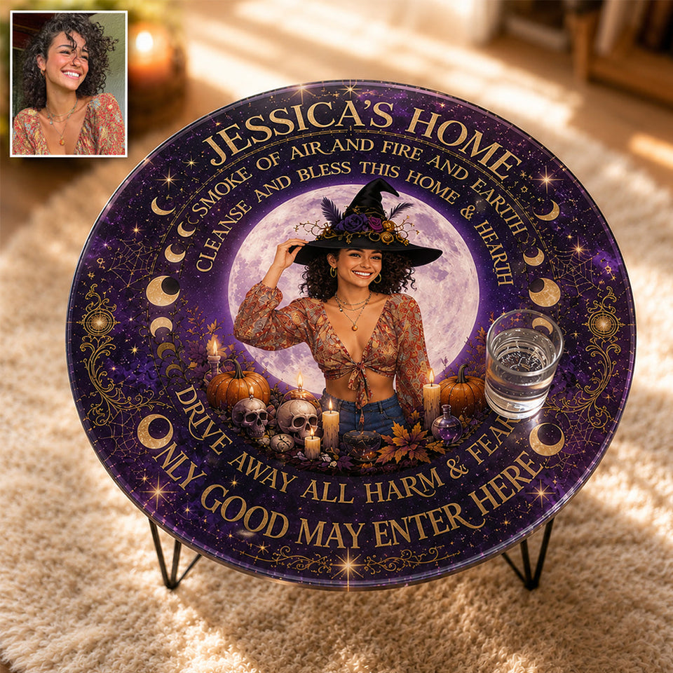 Only Good May Enter Here - Personalized Witch Table Custom Shape
