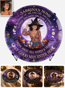 Only Good May Enter Here - Personalized Witch Table Custom Shape