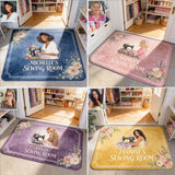 Sewing Room - Personalized Sewing Non-Slip Tufted Rug