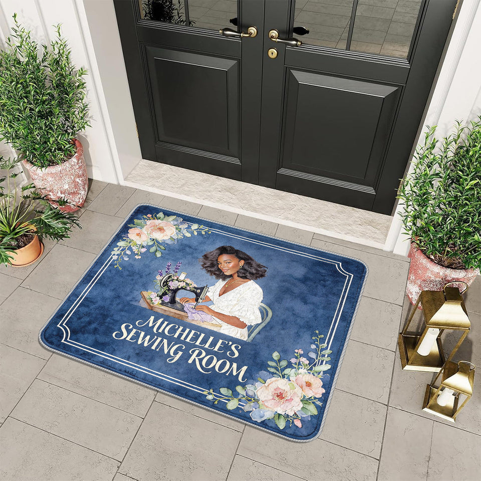 Sewing Room - Personalized Sewing Non-Slip Tufted Rug