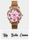 Sparkling Cowgirl - Personalized Cowgirl Women Hand Watch