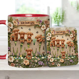 Cute Highland Cow Mama - Personalized Mother Accent Mug