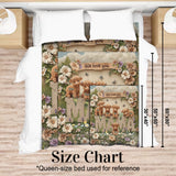 Cute Highland Cow Mama, Grandma - Personalized Mother Blanket