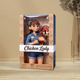 Chicken Lady - Personalized Chicken Custom Shaped Acrylic Plaque