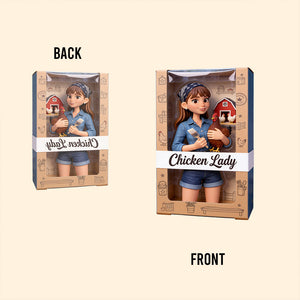 Chicken Lady - Personalized Chicken Custom Shaped Acrylic Plaque