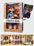 Chicken Lady - Personalized Chicken Custom Shaped Acrylic Plaque