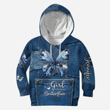 Just A Girl Who Loves Butterflies - Personalized Butterfly Hoodie and Leggings