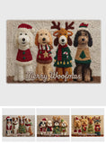 Christmas Dog - Personalized Dog Non-Slip Tufted Rug