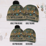 Love Fishing - Personalized Fishing Beanie Hat