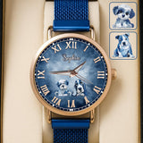 Gift for Dog Mom - Personalized Dog Women Hand Watch