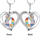 Autism Letter - Personalized Autism Awareness Keychain