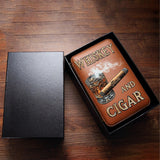 Whiskey And Cigar - Personalized Whisky Travel Cigar Humidor Case