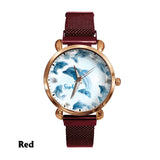Glassy Dolphin - Personalized Dolphin Women Hand Watch