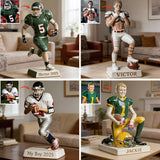 Custom From Any Photo - Personalized Football Custom Shaped Acrylic Plaque