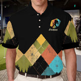 Looking For Golf Balls - Personalized Golf Polo Shirt