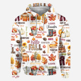 Hello Fall - Personalized Autumn All Over Shirt