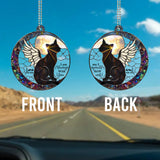 I Am Always With You - Personalized Cat Custom Shaped Car Ornament