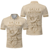 Drive For Freedom - Personalized Golf Polo Shirt