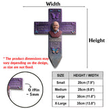 Any Photo God Has You In His Arm I Have You In My Heart - Personalized Memorial Acrylic Garden Sign/ Acrylic Plaque Sign
